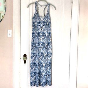 Uniqlo Blue Floral Bra Dress Size Small